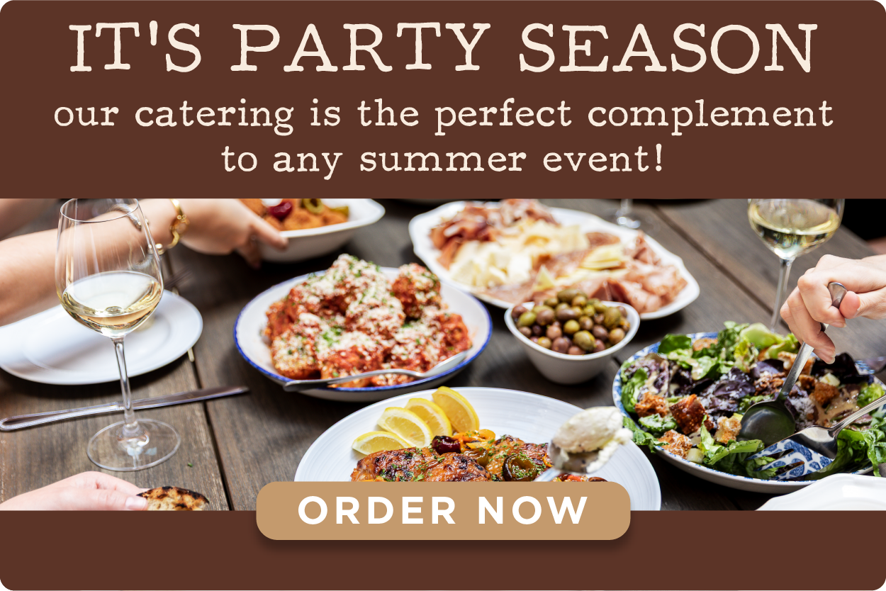 Order catering for your summer event
